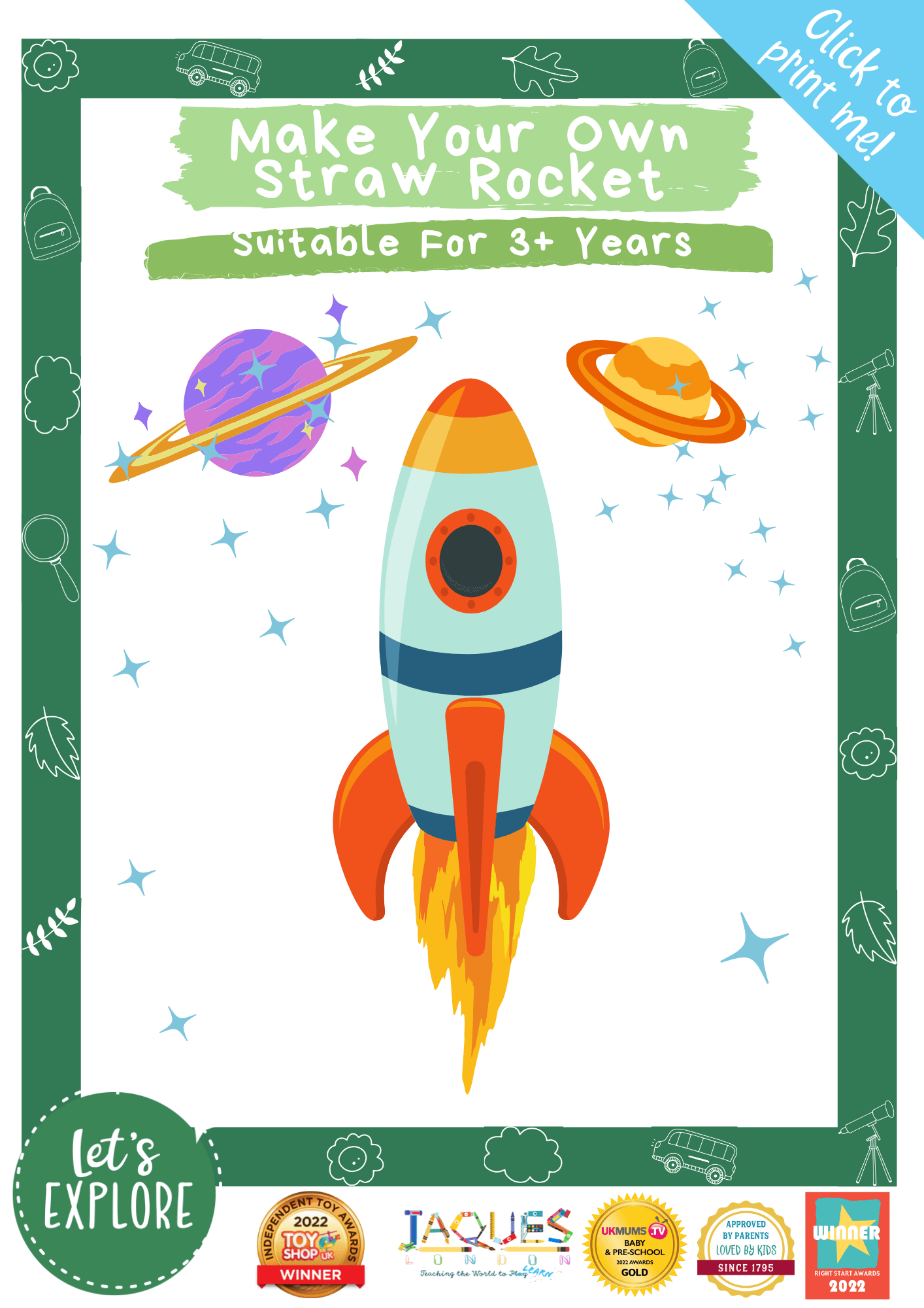 Make Your Own Straw Rockets – Jaques of London