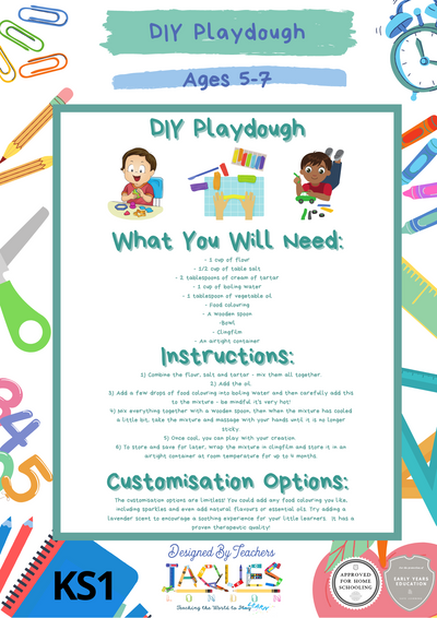 DIY Playdough - Key Stage 1