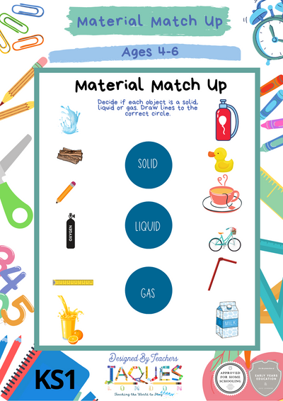 Material Match Up - Key Stage 1