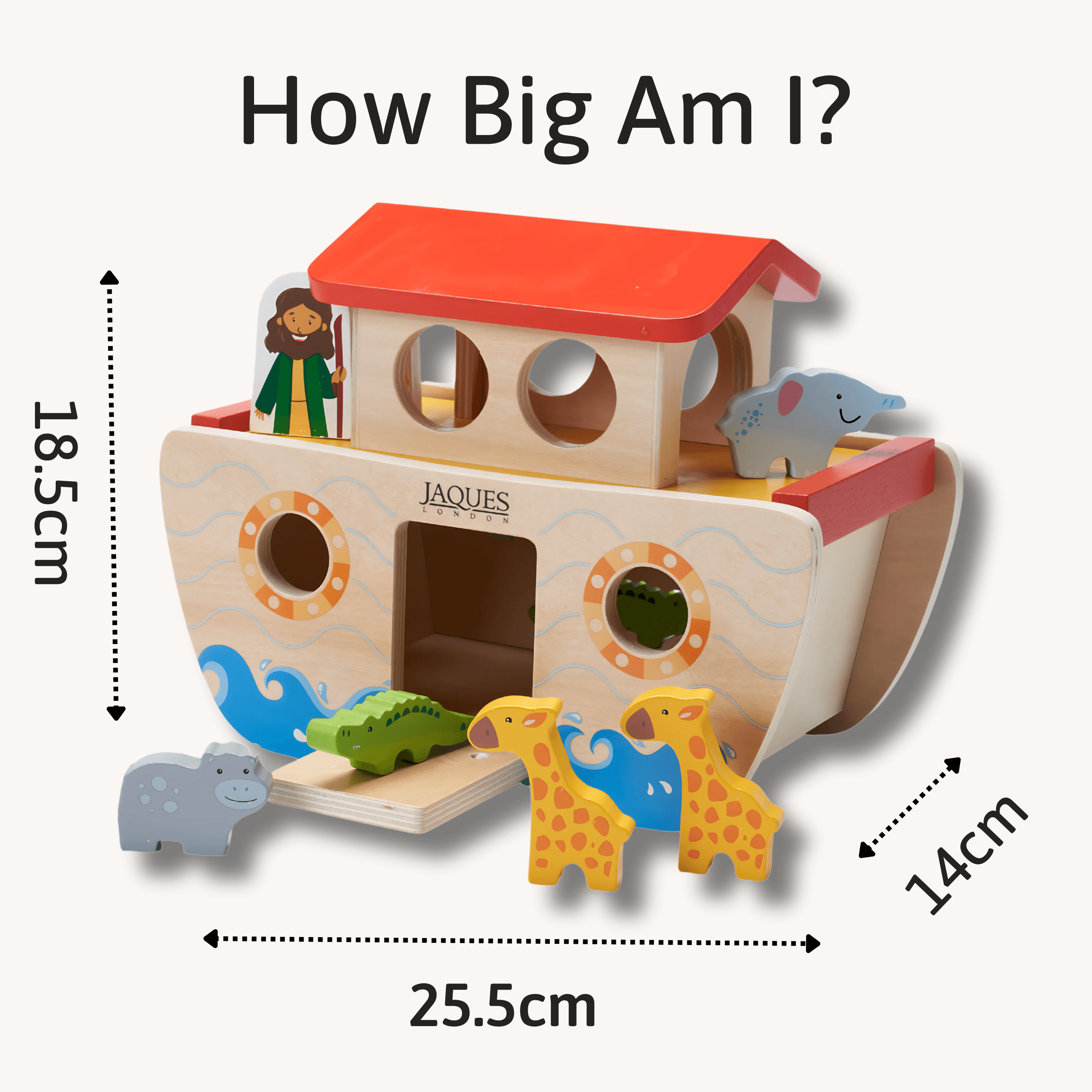 The Great Outdoor Toy Company Wooden Noahs Ark Wooden