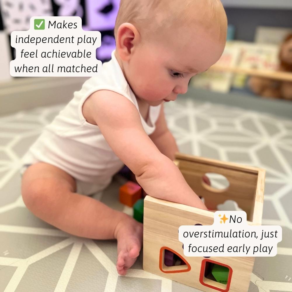 Shape Sorter | Wooden Shape Sorting Baby Toys | Jaques of London