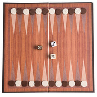 Folding Backgammon Set - Backgammon Board & Pieces