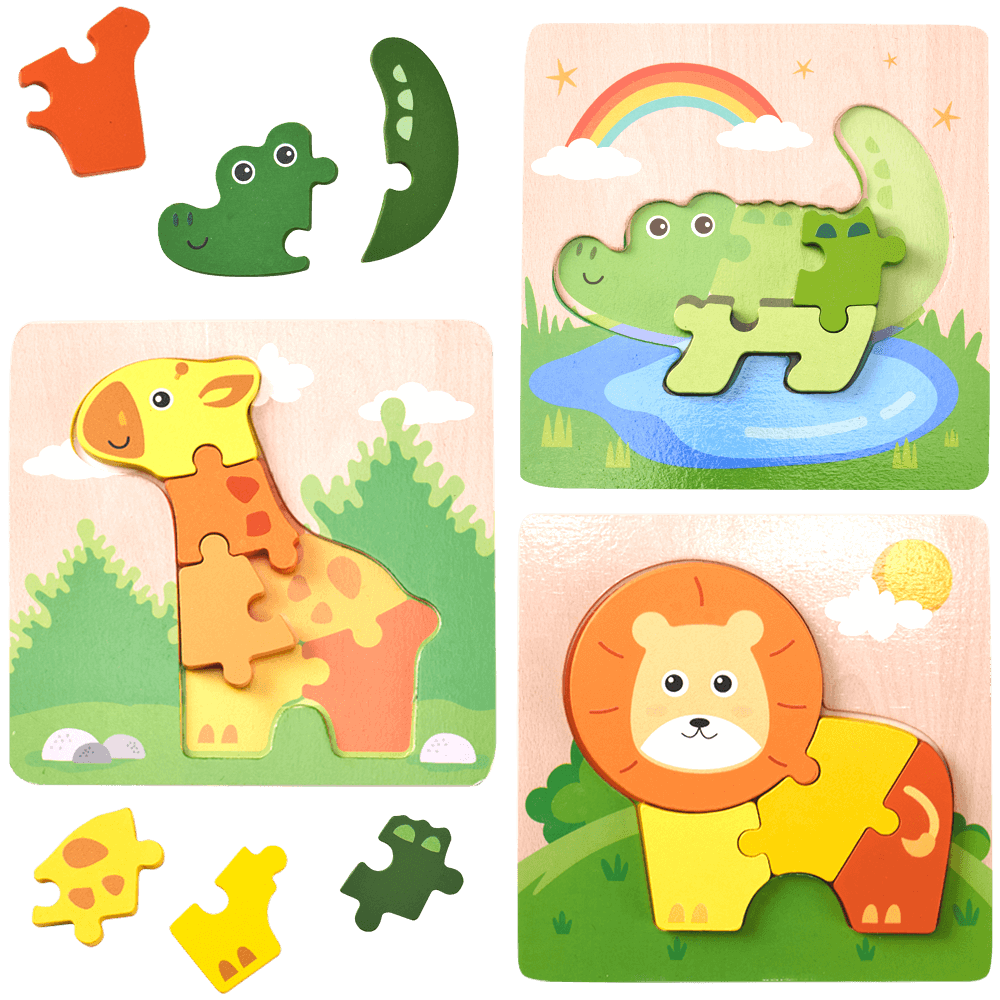 Wooden Kids Puzzle Animal Puzzle – Jaques of London