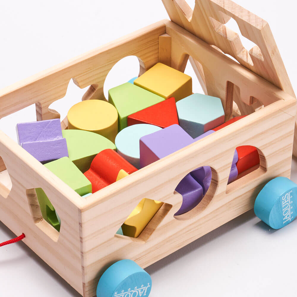 Pull Along Shape Sorter | Shape Sorting Toy – Jaques of London