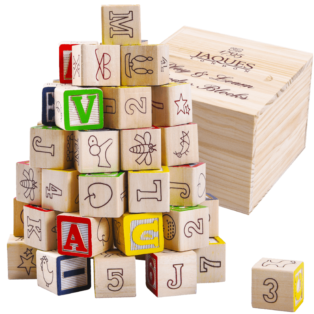 Children's blocks with letters shop
