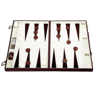 15 inch luxury club backgammon game set
