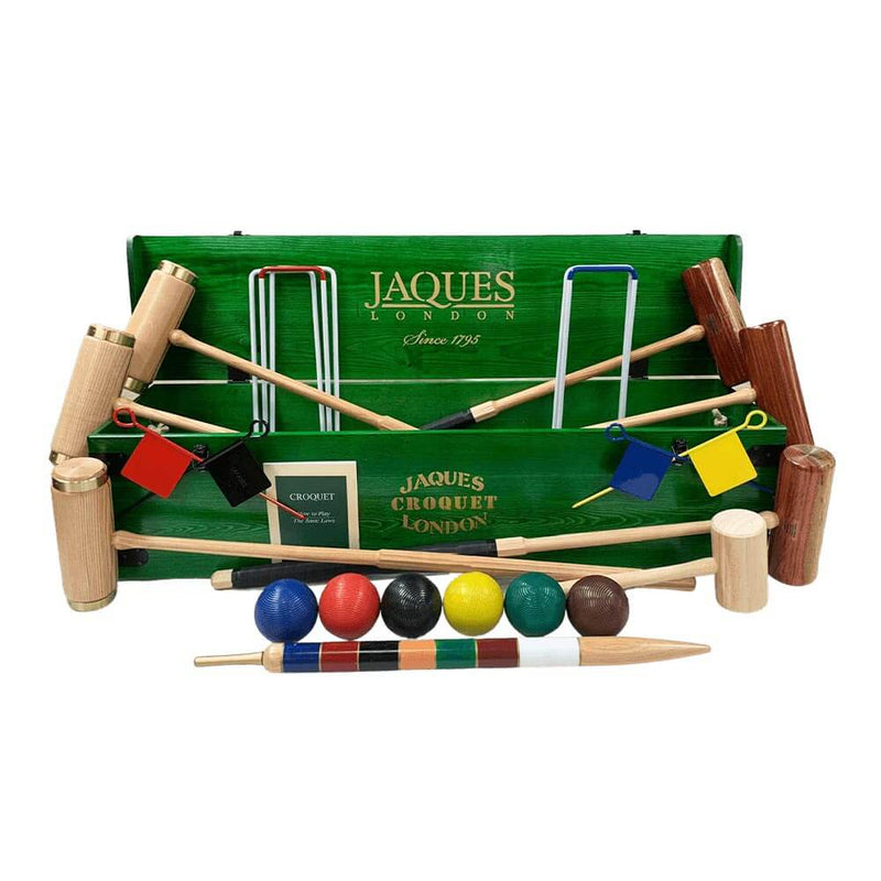 6 Player Cheltenham Croquet Set With Green Wooden Box[lifestyle]
