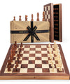 Folding Chess Board - Luxury 15 Inch Chess Set