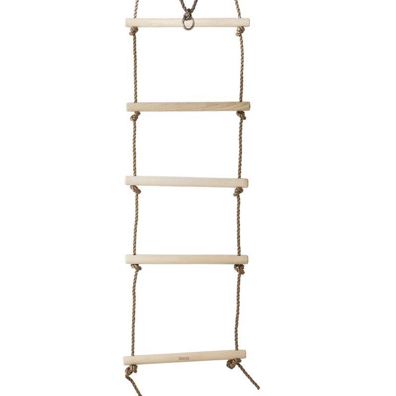Kids rope ladder with 5 wooden rungs