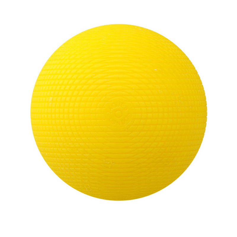 Yellow croquet ball