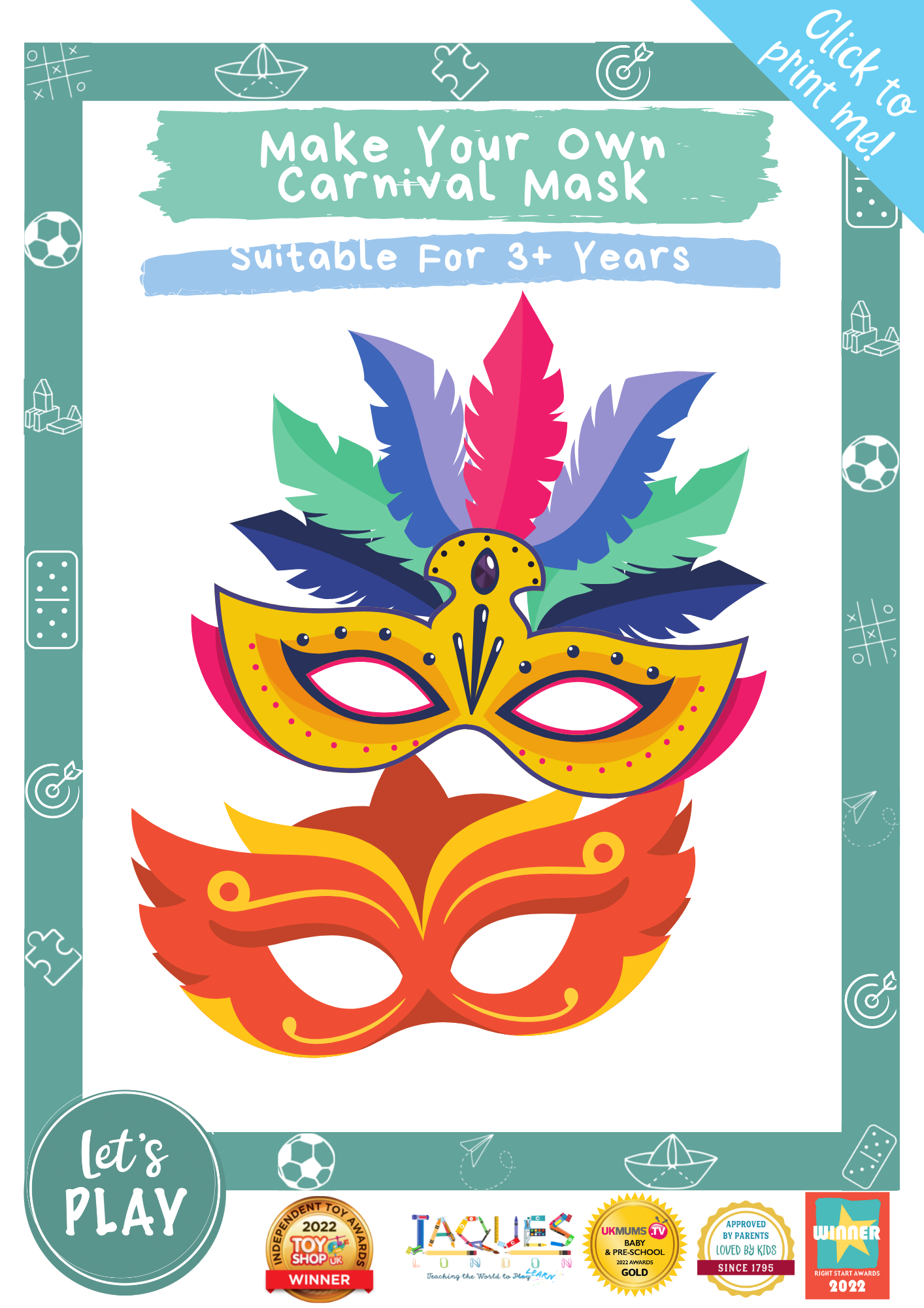 Make Your Own Carnival Mask