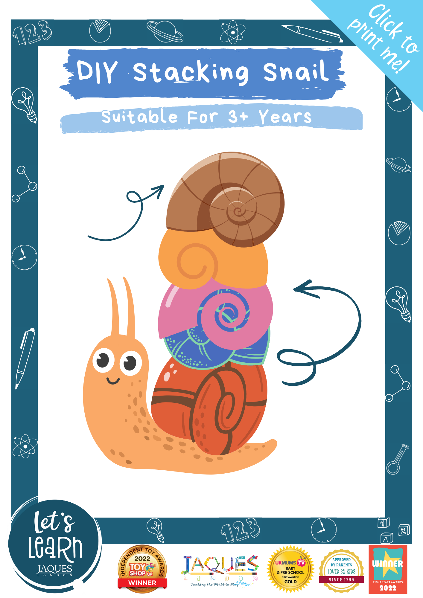 DIY Stacking Snail – Jaques of London
