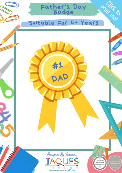 Make Your Dad a Badge For Father's Day