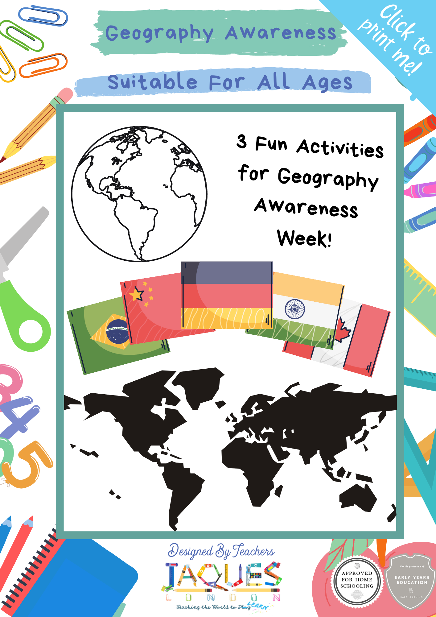 Geography Activity Pack – Jaques of London