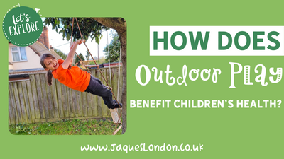 How does outdoor play benefit children's health?