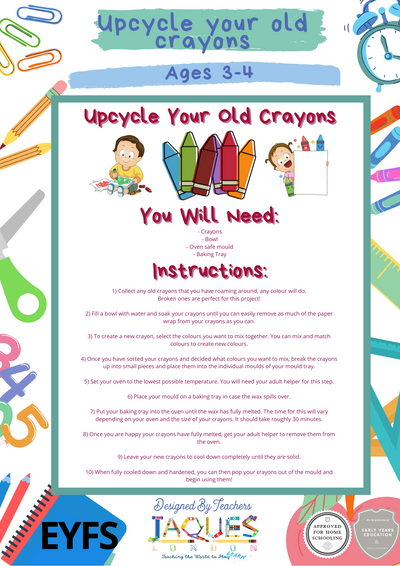 Upcycle Your Old Crayons