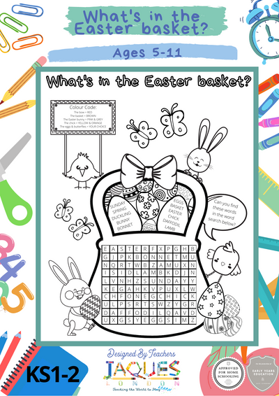 Easter Word Search - KS 1 & 2