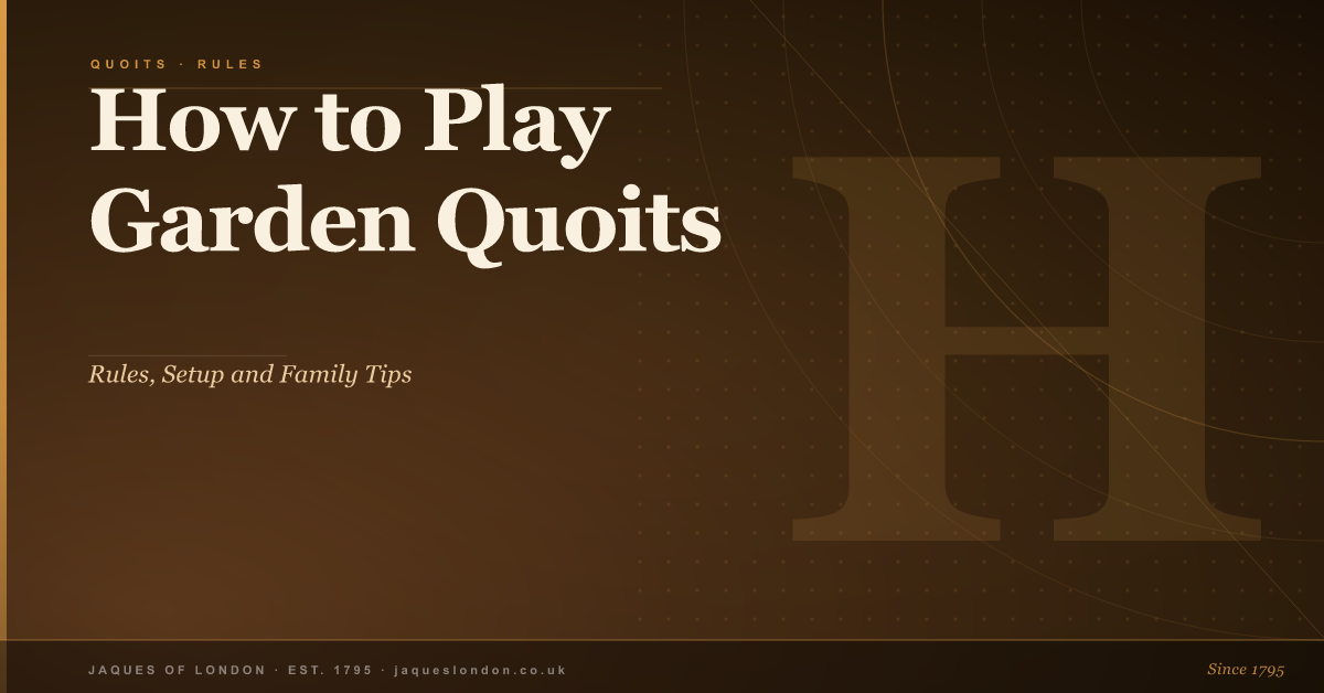 Quoit Rules How to Play Garden Quoits: Rules, Setup and Family Tips – Jaques of London