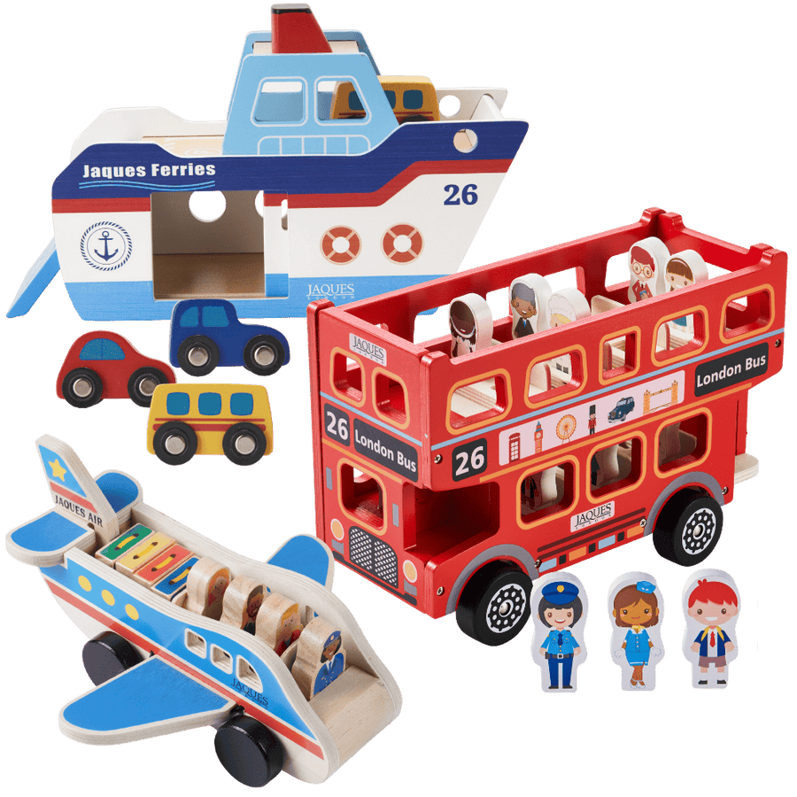 Wooden Transport Toy Gift Set 1