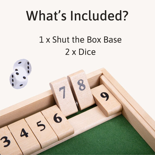 Deluxe Shut the Box - 9 Numbers