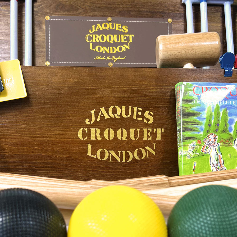 8 Player Great Exhibition Croquet Set With Wooden Box 