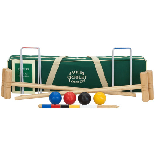 Beginners 4 player croquet set in canvas bag