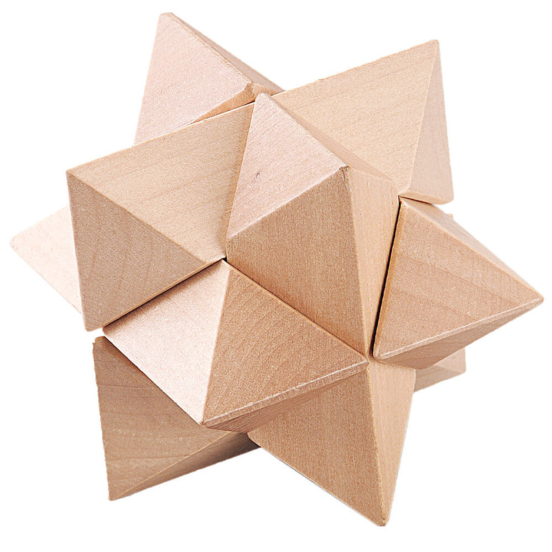 Wooden Puzzle - North Star