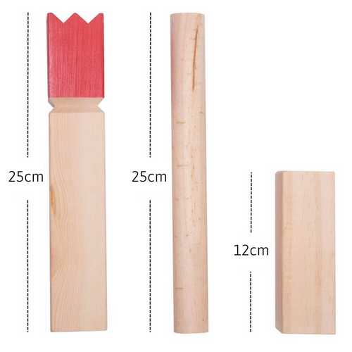 Kubb Piece Measurements