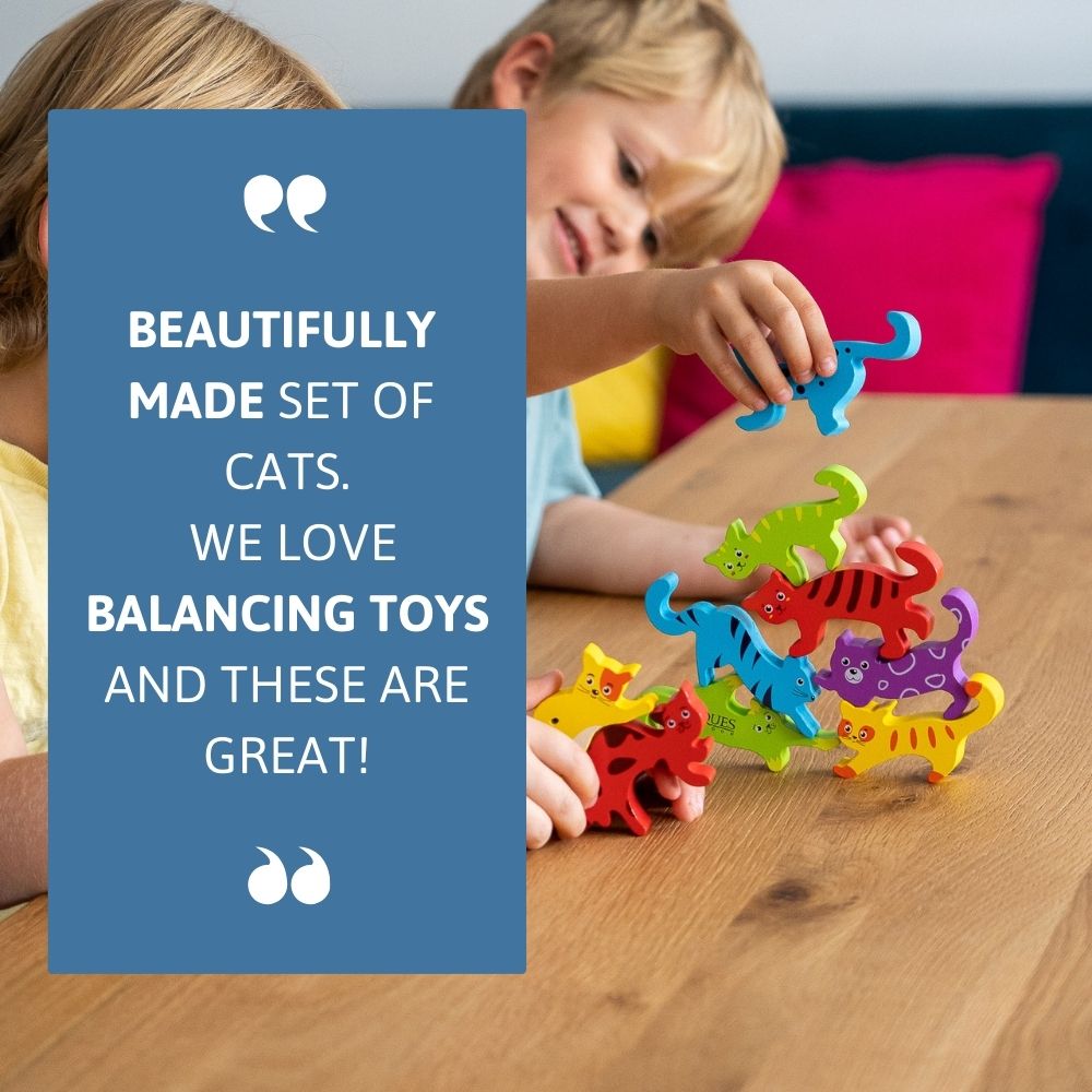 Stacking Blocks for Toddlers | Wooden Animal Game – Jaques of London