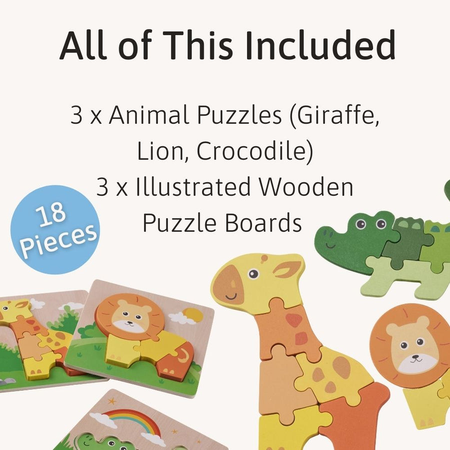 Wooden Kids Puzzle - Animal Puzzle 3