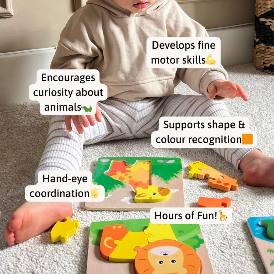 Wooden Kids Puzzle - Animal Puzzle 6