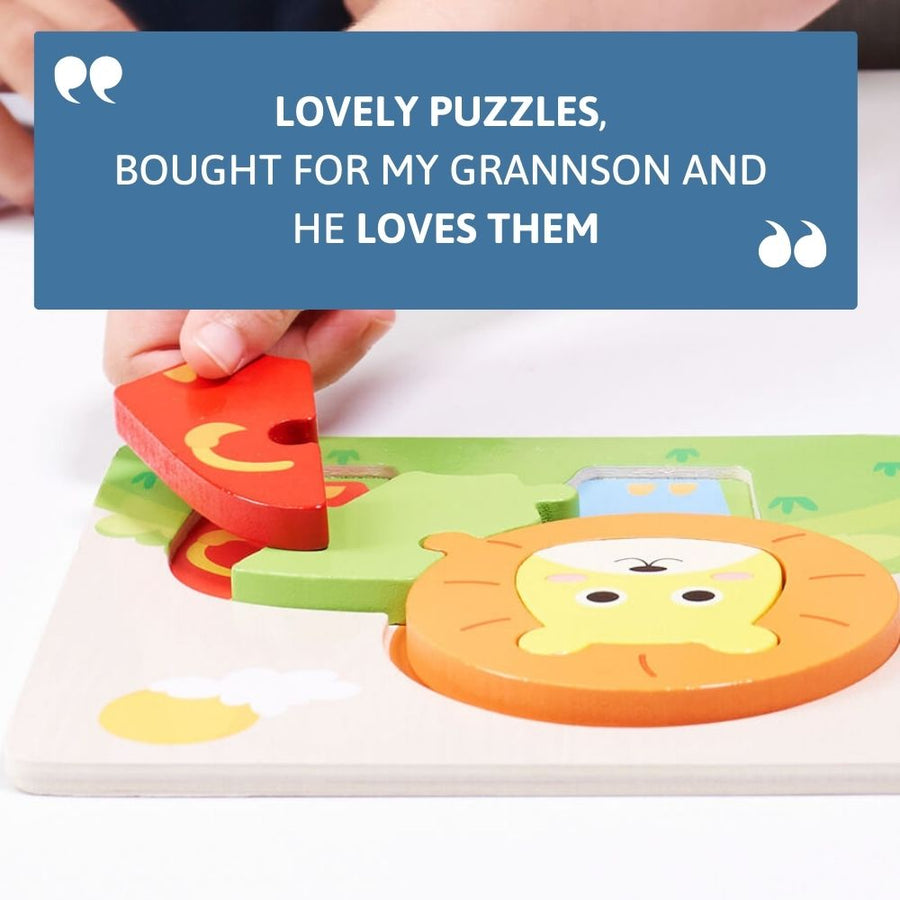 Wooden Kids Puzzle - Animal Puzzle 7