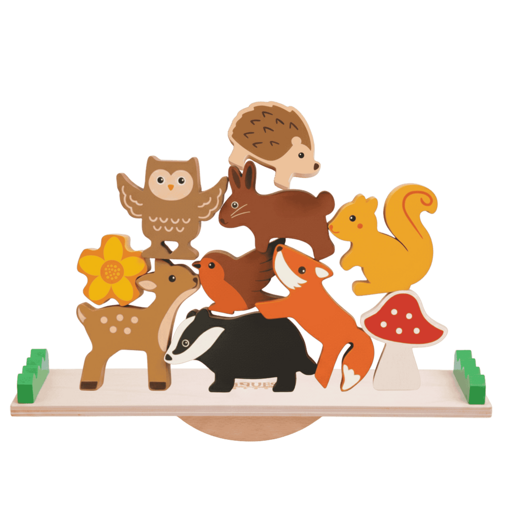 Wooden Animal Toy - Balancing Game