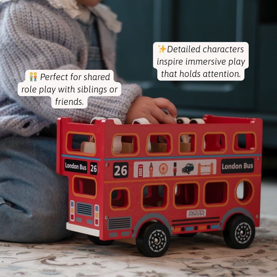Toy London Bus - Wooden Toy 3