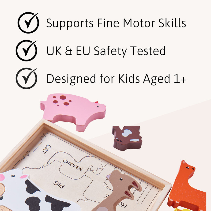 Wooden Animals - Farmyard Puzzle 4