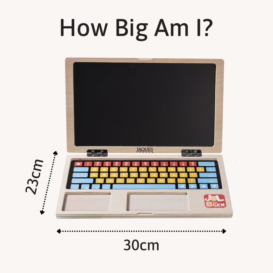 Wooden Laptop - Magnetic Toy 2