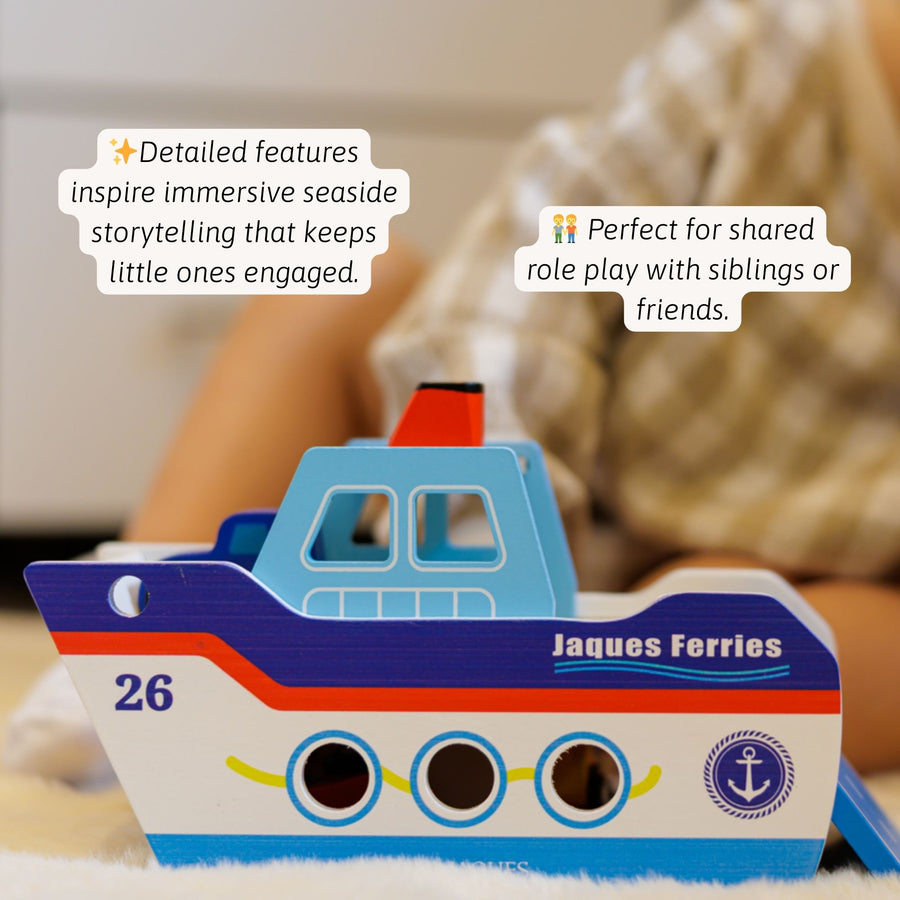 Toy Ferry Boat - Wooden Toy 4