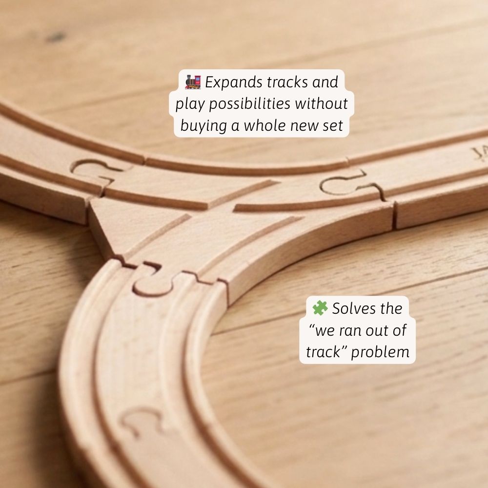 Train Track Extension Pack | Toys for 3 year olds – Jaques of London