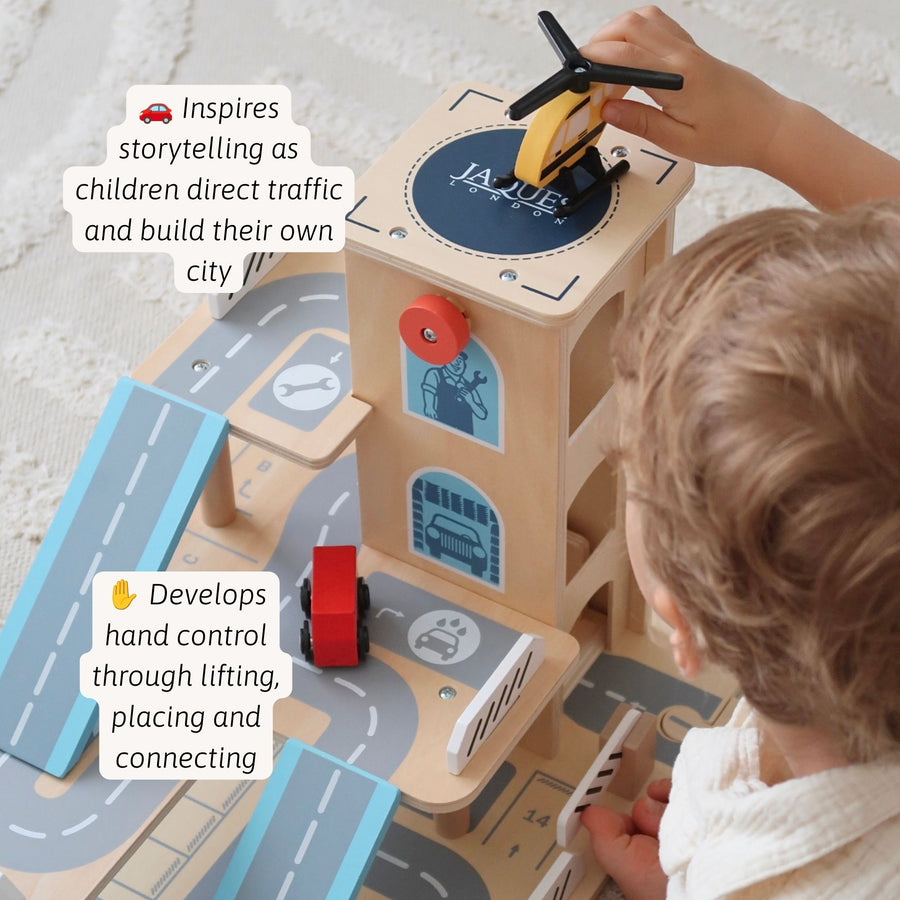 Wooden Car Garage 3