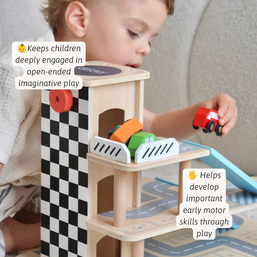 Wooden Car Garage 2
