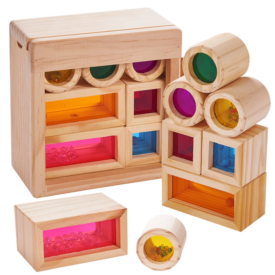 Wooden Baby Blocks - Sensory Toy 1