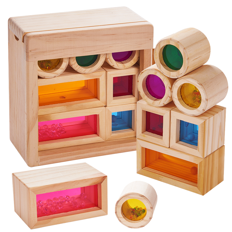 Wooden Baby Blocks - Sensory Toy