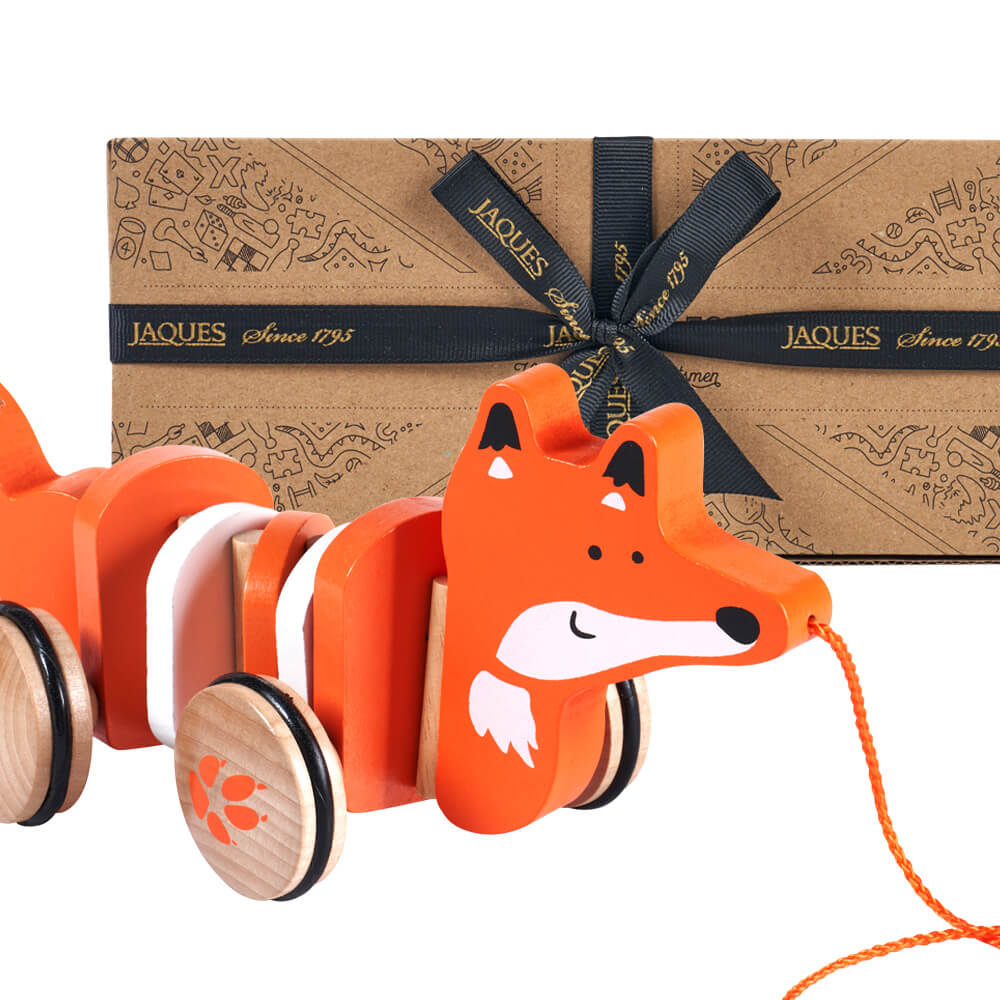 Pull Along Wooden Fox Toy | For 1 Year Olds Plus – Jaques of London