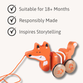 Felix The Fox Pull Along Toy