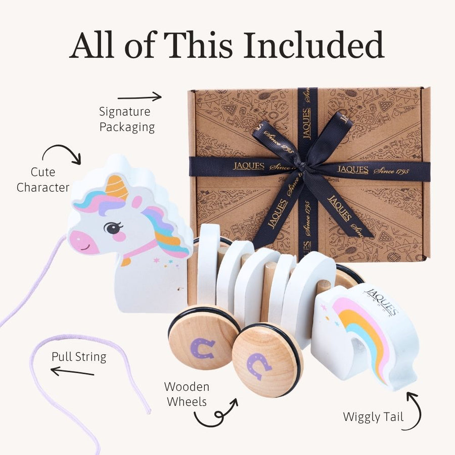 Dazzle The Unicorn Pull Along Toy 4