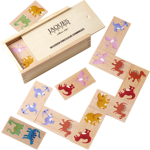 Dinosaur Dominoes with storage box