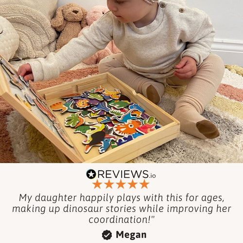 Supports creativity and fine motor skills through hands-on magnetic play 
