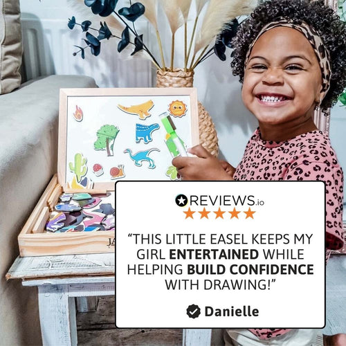 Keeps kids happily engaged with screen-free creative play 