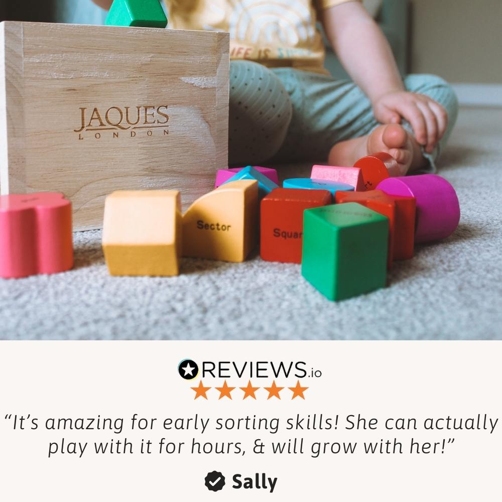 Shape Sorter | Wooden Shape Sorting Baby Toys | Jaques of London