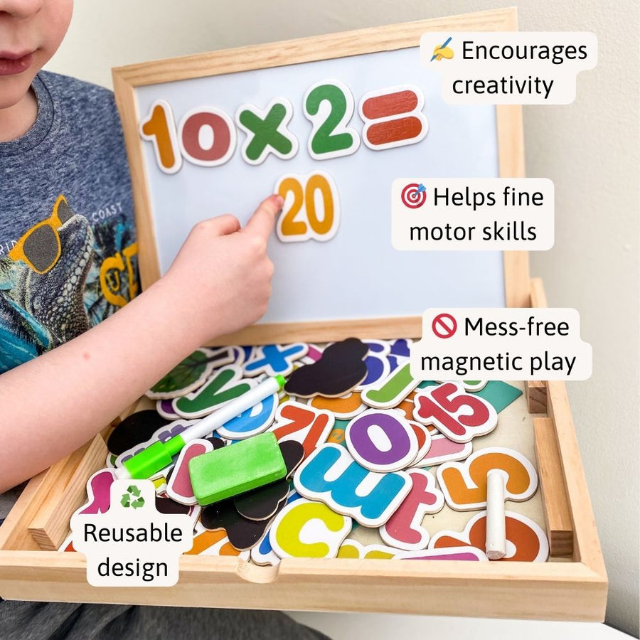 Magnetic Letters & Numbers - Educational Toys for Kids 7